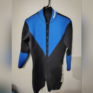 Oceanic Men's Size Large Blue and Black  Wetsuit